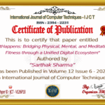 FitHappens: Bridging Physical, Mental, and Meditative Fitness through a Unified Digital Ecosystem | IJCT Volume 12 – Issue 6 | IJCT-V12I6P18